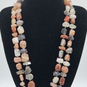 Pietra di luna salmone taglio fancy 18x14mm