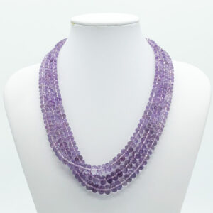 Ametista rosa rondella fac