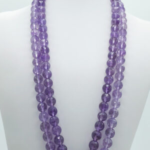 Ametista rosa fac 12mm