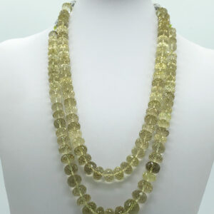 Quarzo lemon taglio concavo 9-14mm