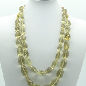 Quarzo lemon taglio concavo 18x16mm - 20x18mm