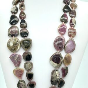 Tormalina sassi cab piatto 14x10mm - 31x21mm