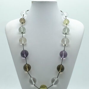 Quarzo multicolour taglio diamante 14mm - 17mm