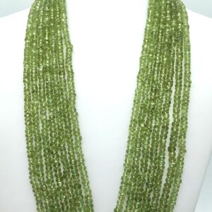 Peridoto rondella fac 5x3mm