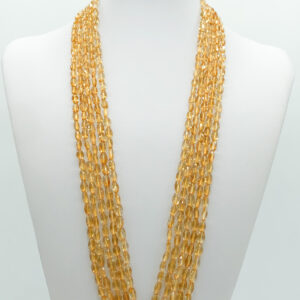 Citrino taglio ovale briolè 10x5mm