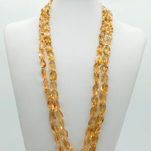 Citrino sassi cab 14x10mm - 20x10mm