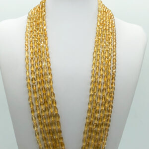 Citrino taglio ovale piatto 9x5mm