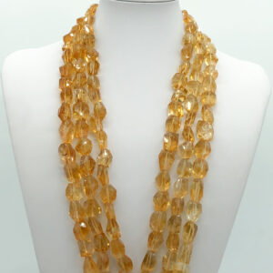 Citrino sassi fac 14x10 - 20x16mm