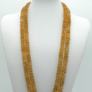 Citrino rondella fac 10-12mm