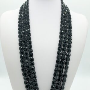 Melanite taglio carrè flat 8x8mm